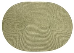 CONTINENTA - Tischset oval, 45X31CM, Olivegrün