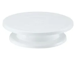 Städter Tortenplatte ø 27.5 cm / H 7 cm Weiß drehbar