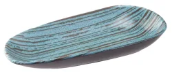 Cancun Teller 34x15.5cm blau
