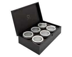 Teebox Bambus schwarz
