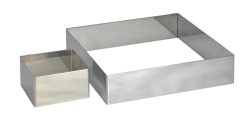 Tortenring quadratisch 8x8cm H:4.5cm