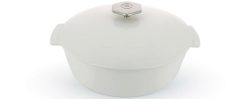 RVL 2 Kasserolle rund u. tief, Ø28cm, 3.6l, weiss, Induk.