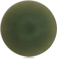 NO.W 2 Teller flach D28cm H3.3cm grün