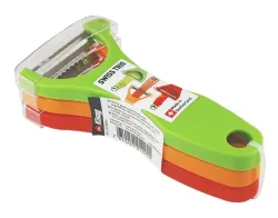Kisag Sparschäler 3er Set Tomate, Julienne & Universal
