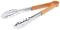 Küchenzange HACCP, braun, 30cm