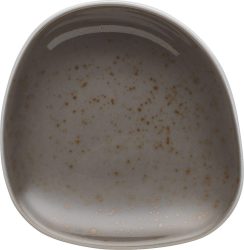 Pottery Unique Darkgrey Schälchen asymmetrisch 9cm