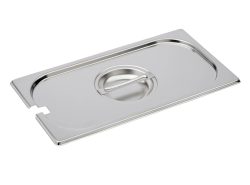 GN Deckel 1/3 Edelstahl mit Löffelausparung