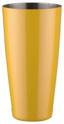 Boston Shaker Edelstahl 0.9lt gelb matt