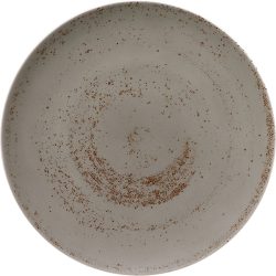 Pottery Unique Lightgrey Teller flach rund coupe 28cm