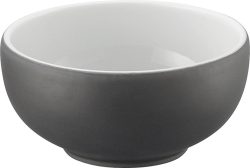 Pottery Frosted Black Schälchen rund 7cm 0.07lt