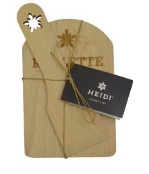 Raclette Untersetzer EDELWEISS mit Spachtel