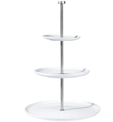 À Table Etagere 3 stufig H:49cm D 30cm, 26.5cm, 21cm