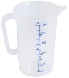 Messbecher 3l aus PP hitzeresistent bis +125°C 20x26cm