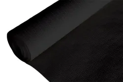 Papier-Tischdecke schwarz, gewaffelt, 1.18x20 m