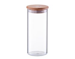 Zeller Vorratsglas mit Bambusdeckel 1400ml