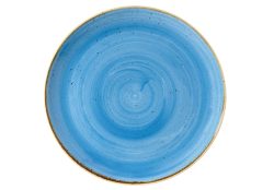 Stonecast Cornflower Blue Coupe Teller flach 28.8cm