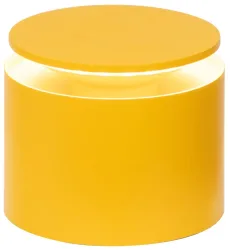 Push-Up Tischlampe D12x8.3cm gelb