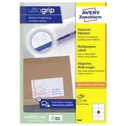 AVERY ZWECKFORM Etiketten 97&times;67,7mm 3660 weiss 800 Stk./100 Blatt