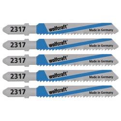 5 Stichsägeblätter Wolfcraft 2367000 Bleche, NE-Metalle 5 St.