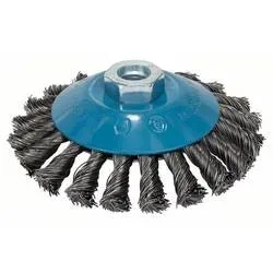 Bosch Accessories Kegelbürste Heavy for Metal, gezopft, 115 mm, 0,5 mm, 12500 U/min, M14 Bosch Power Tools 2608622058 1