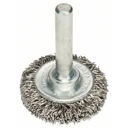 Bosch Accessories Scheibenbürste, gewellt, rostfrei, 30 mm, 0,3 mm, 6 mm, 4500 U/ min Bosch Power Tools Schaft-Ø 6 mm