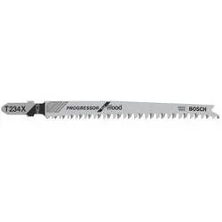Bosch Accessories 2608633528 Stichsägeblatt T 234 X Progressor for Wood, 5er-Pack 5 St.