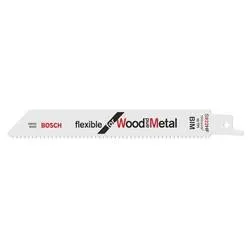 Bosch Accessories 2608656016 Säbelsägeblatt S 922 HF, Flexible for Wood and Metal, 5er-Pack Sägeblatt-Länge 150 mm 5