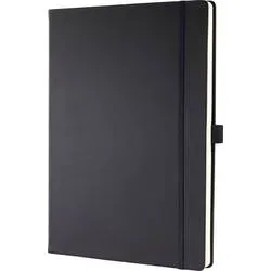 CONCEPTUM, CONCEPTUM Notizbuch 213x295x20mm CO111 kariert schwarz