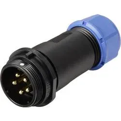Weipu SP2111 / P 5 II Rundstecker Stecker, gerade Gesamtpolzahl: 5 Serie (Rundsteckverbinder): SP21 1 St.