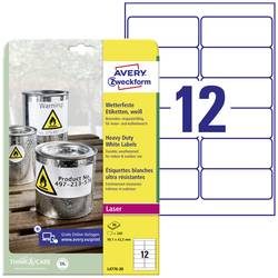 Avery-Zweckform L4776-20 Etiketten 99.1 x 42.3 mm Polyester-Folie Weiß 240 St. Permanent Universal-Etiketten,
