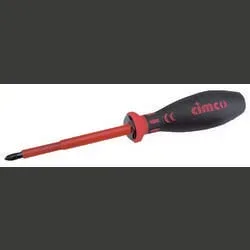 Cimco Cimco Werkzeuge 117731 VDE Kreuzschlitz-Schraubendreher PH 1 Klingenlänge: 80 mm DIN 7438