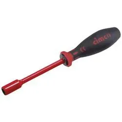 Cimco Cimco Werkzeuge VDE Steckschlüssel-Schraubendreher Schlüsselweite (metrisch): 6 mm Klingenlänge: 125 mm