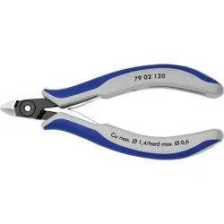 Knipex 79 02 120 Elektronik- u. Feinmechanik Seitenschneider mit Facette 120 mm