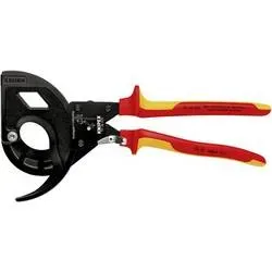 Knipex 95 36 320 Ratschen-Kabelschneider Geeignet für (Abisoliertechnik) Alu- und Kupferkabel, ein- und mehrdrähtig 60
