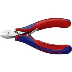 Knipex 77 12 115 Elektronik- u. Feinmechanik Seitenschneider mit Facette 115 mm
