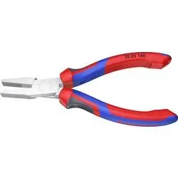 Knipex 20 05 160 Werkstatt Flachzange Gerade Chrom-Vanadium Elektrostahl 160 mm