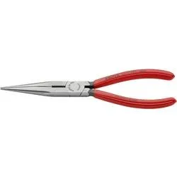 Knipex 26 11 200 Elektronik- u. Feinmechanik Flachrundzange Gerade Vanadium Elektrostahl 200 mm