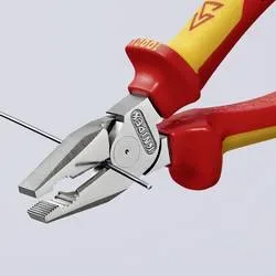 Knipex 02 06 200 VDE Kraft-Kombizange 200 mm DIN ISO 5746, DIN EN 60900