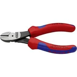 Knipex 74 02 140 Werkstatt Kraft-Seitenschneider mit Facette 140 mm