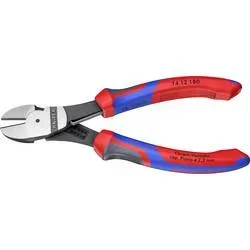 Knipex 74 12 180 Werkstatt Kraft-Seitenschneider mit Facette 180 mm