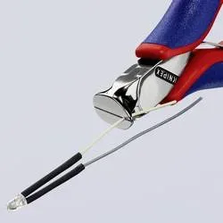 Knipex 64 32 120 Elektronik- u. Feinmechanik Vornschneider mit Facette 120 mm