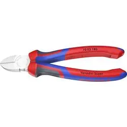 Knipex 70 05 180 Werkstatt Seitenschneider mit Facette 180 mm