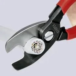 Knipex 95 11 200 Kabelschere Geeignet für (Abisoliertechnik) Alu- und Kupferkabel, ein- und mehrdrähtig 20 mm 70 mm² 2