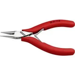 Knipex 35 21 115 Elektronik- u. Feinmechanik Flachrundzange Gerade Werkzeugstahl 115 mm