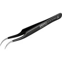 Knipex 92 38 75 ESD Präzisionspinzette Sichelspitze, gebogen 45° 120 mm