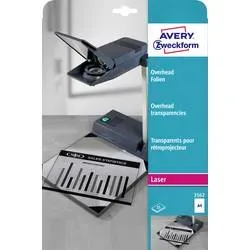 AVERY ZWECKFORM Laser Film 0.1mm A4 3562 25 Blatt