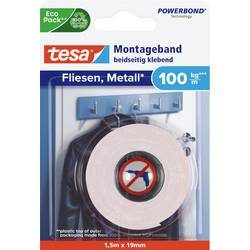 tesa 77746-00000-00 Montageband tesa® POWERBOND Weiß (L x B) 1500 mm x 19 mm 1 Rolle(n)