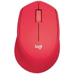 Logitech M330 Silent Plus Maus Funk Optisch Rot 3 Tasten 1000 dpi