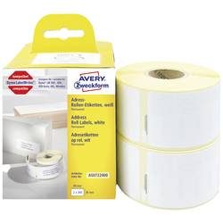 AVERY ZWECKFORM Adress-Etiketten 89x36mm AS0722400 weiss, Rolle 2x260 St&uuml;ck