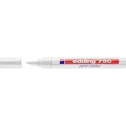 edding 750 Lackmarker Mittel Rundspitze Weiß